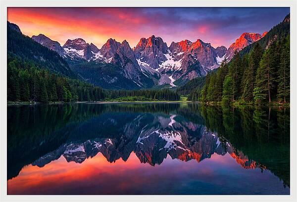 Morning Light Over Brenta Peaks