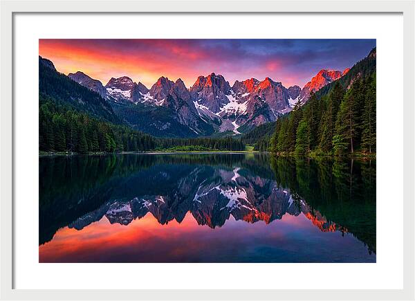 Morning Light Over Brenta Peaks