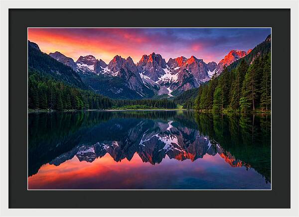 Morning Light Over Brenta Peaks
