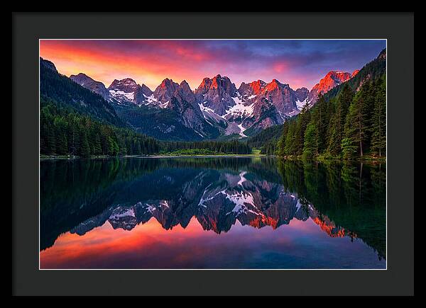 Morning Light Over Brenta Peaks