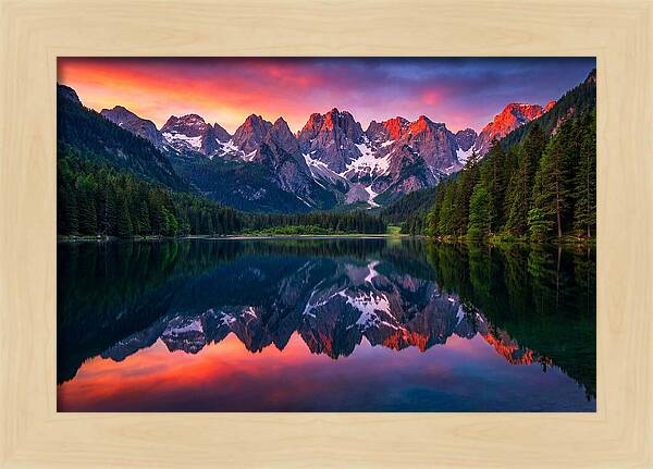 Morning Light Over Brenta Peaks