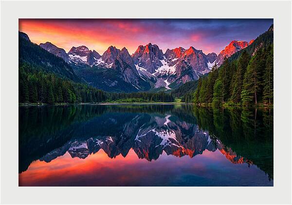Morning Light Over Brenta Peaks
