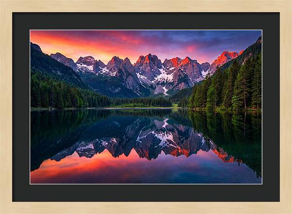 Morning Light Over Brenta Peaks