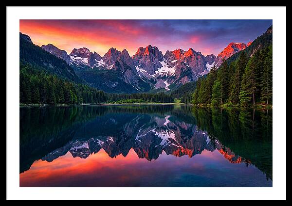 Morning Light Over Brenta Peaks