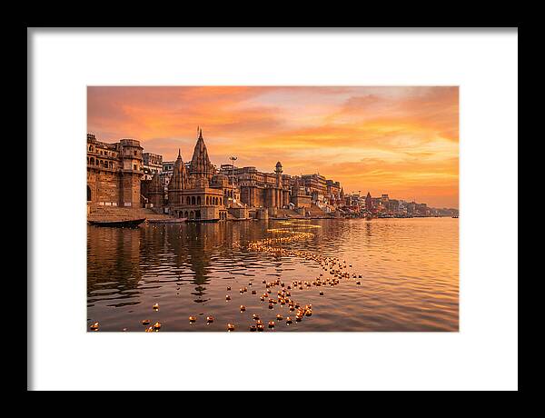 Morning Light Over Varanasi Ghats