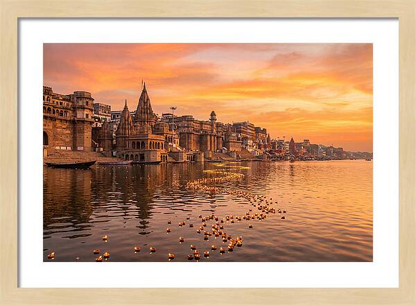 Morning Light Over Varanasi Ghats