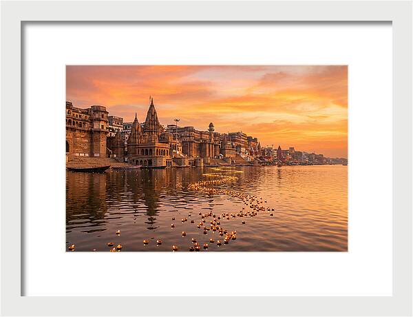 Morning Light Over Varanasi Ghats