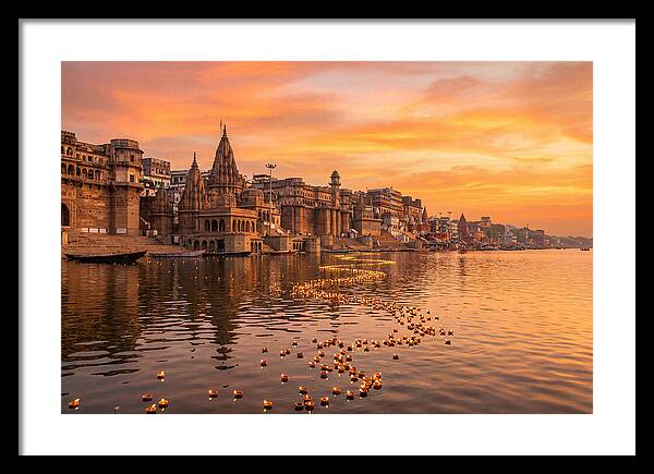 Morning Light Over Varanasi Ghats