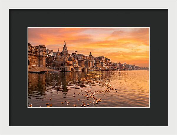 Morning Light Over Varanasi Ghats