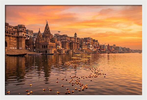 Morning Light Over Varanasi Ghats