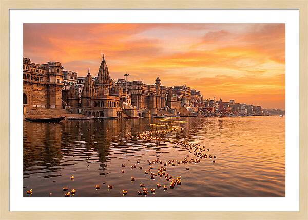 Morning Light Over Varanasi Ghats
