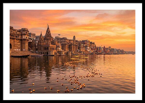 Morning Light Over Varanasi Ghats