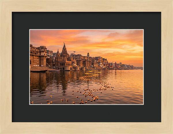 Morning Light Over Varanasi Ghats