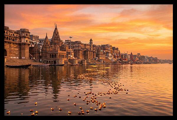Morning Light Over Varanasi Ghats