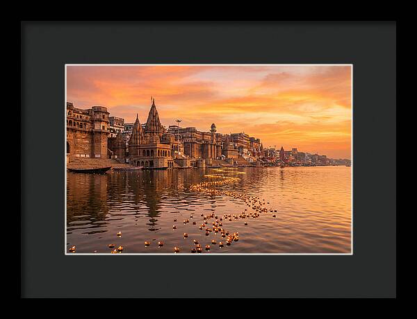 Morning Light Over Varanasi Ghats