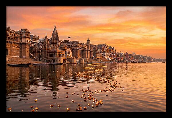Morning Light Over Varanasi Ghats
