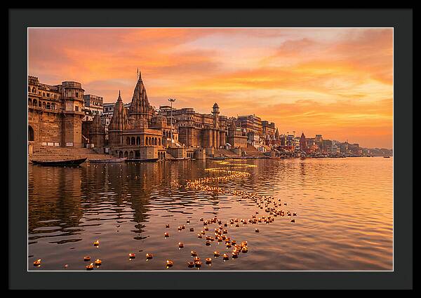 Morning Light Over Varanasi Ghats