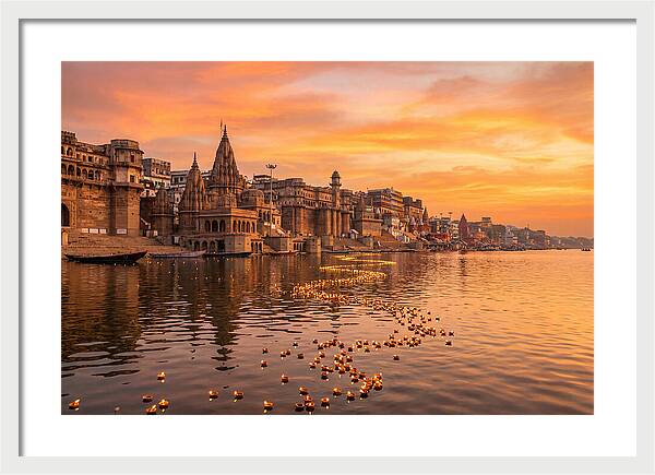 Morning Light Over Varanasi Ghats