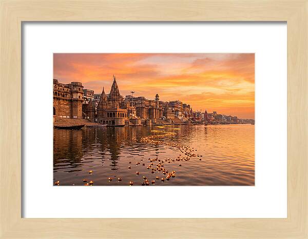Morning Light Over Varanasi Ghats