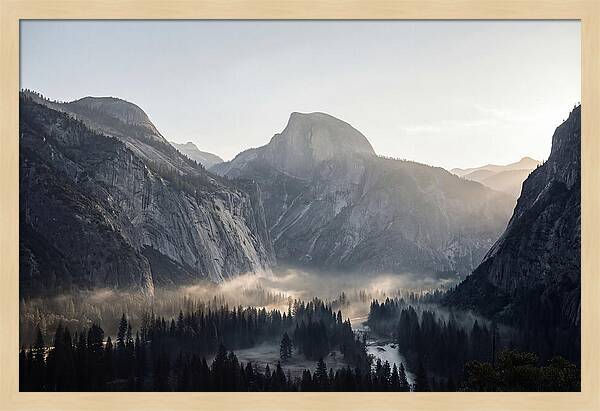 Morning Light Over Yosemite Valley