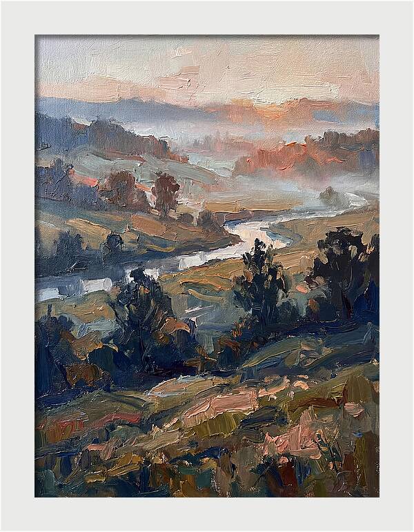 Morning Mist Over Hills
