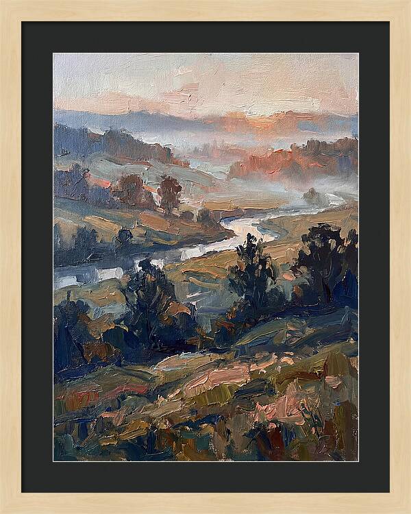 Morning Mist Over Hills