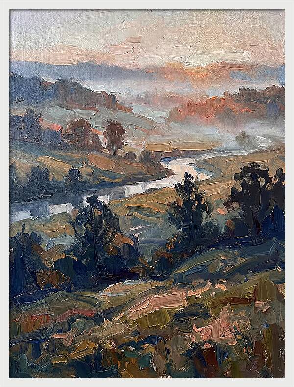 Morning Mist Over Hills