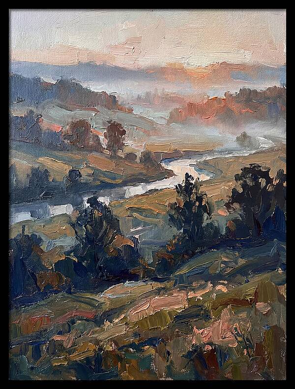 Morning Mist Over Hills