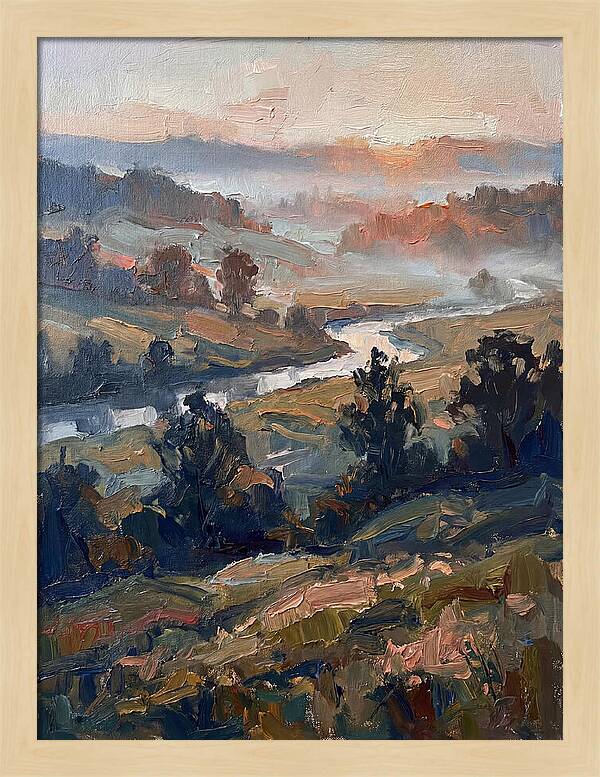 Morning Mist Over Hills