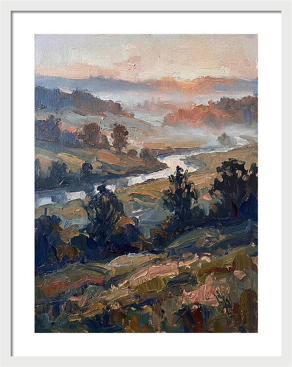 Morning Mist Over Hills