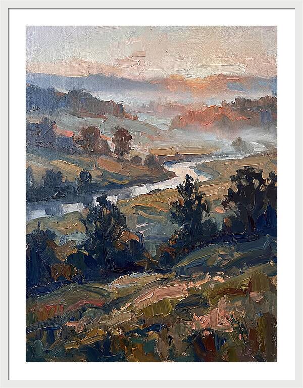 Morning Mist Over Hills