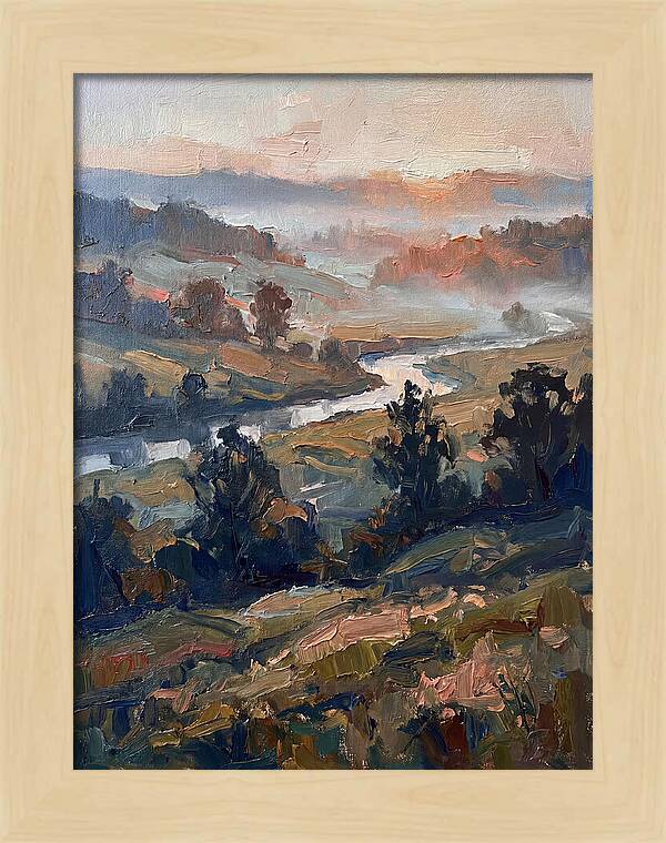Morning Mist Over Hills