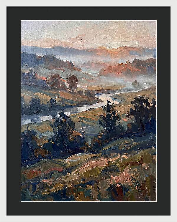 Morning Mist Over Hills