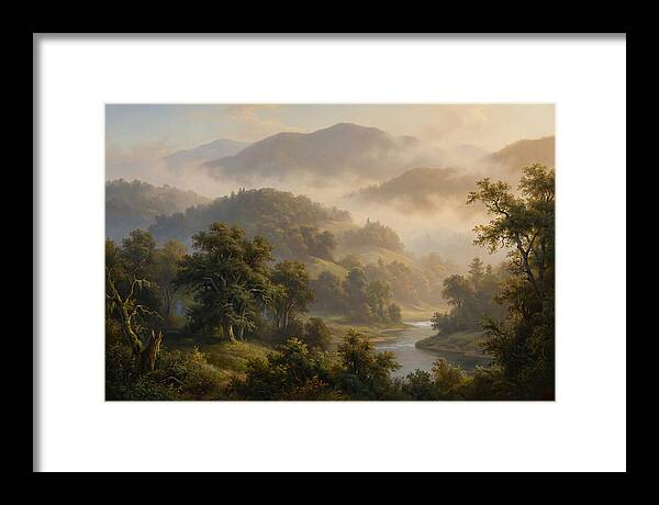 Morning Mist Over Mountains