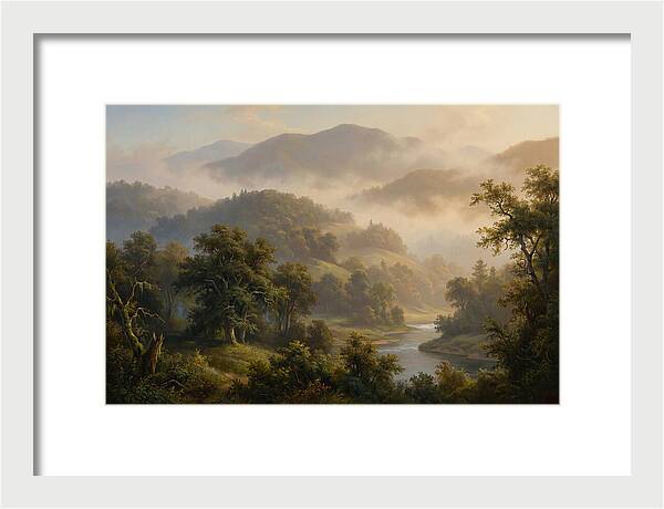 Morning Mist Over Mountains