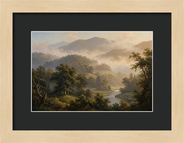 Morning Mist Over Mountains
