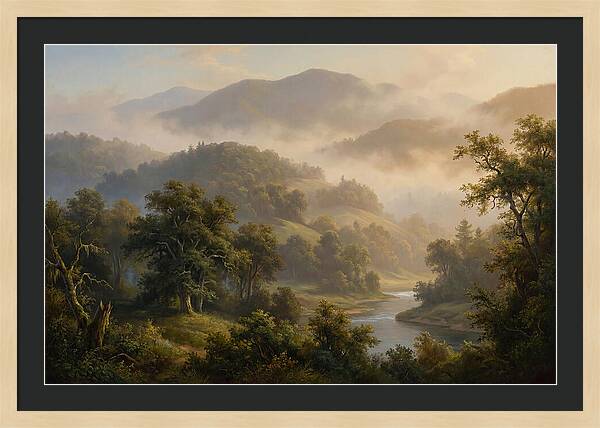 Morning Mist Over Mountains