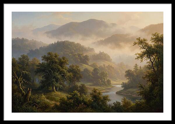 Morning Mist Over Mountains