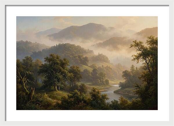 Morning Mist Over Mountains
