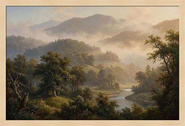 Morning Mist Over Mountains