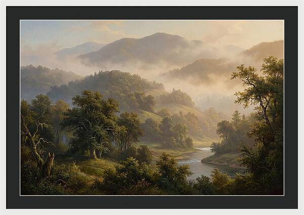 Morning Mist Over Mountains