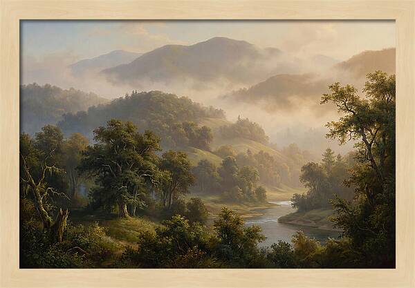 Morning Mist Over Mountains