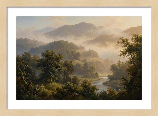 Morning Mist Over Mountains