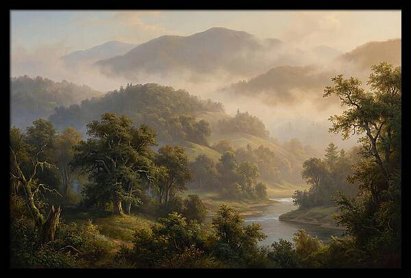 Morning Mist Over Mountains