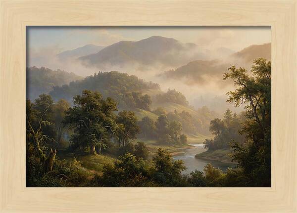 Morning Mist Over Mountains