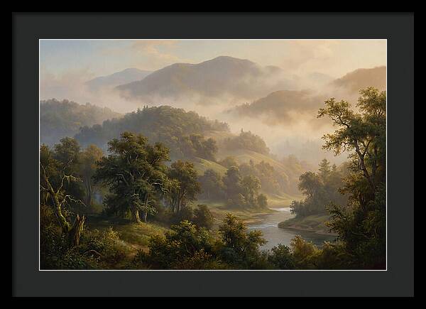 Morning Mist Over Mountains