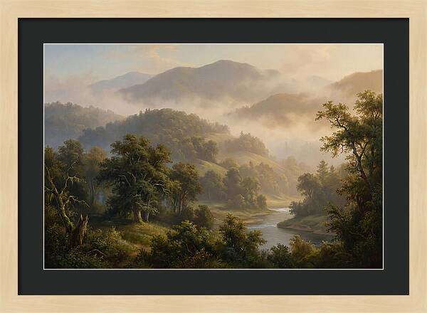 Morning Mist Over Mountains
