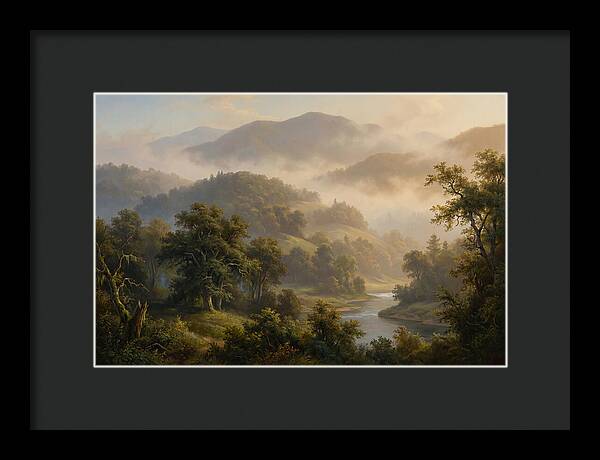 Morning Mist Over Mountains
