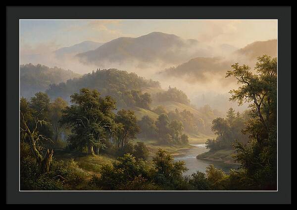 Morning Mist Over Mountains
