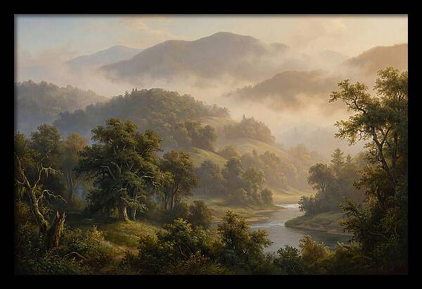 Morning Mist Over Mountains